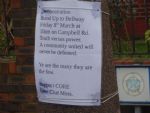 Swinton protest against Bellway Homes
